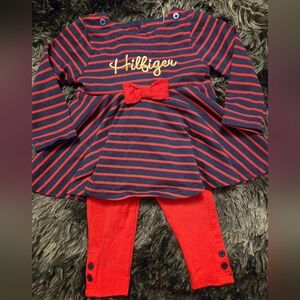 Baby Girls 3-6 month Tommy Hilfiger Outfit Nwot